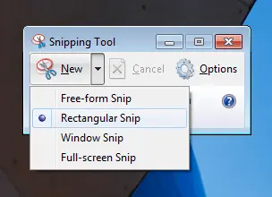 Capture Full or Partial Screenshot on Windows 7