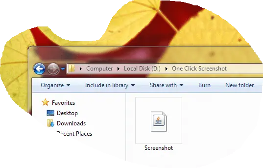 Easy way to take Screenshot