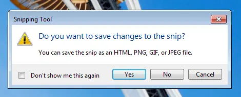 Save Screenshot as HTML, PNG, GIF or JPEG File