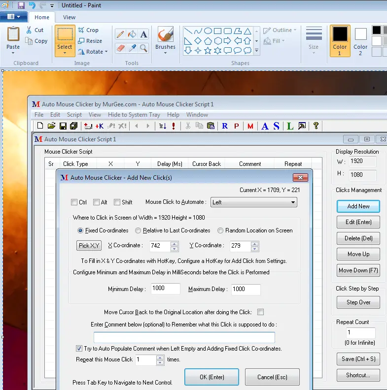 Screenshot from Clipboard of Windows 7 in Microsoft Paint Program